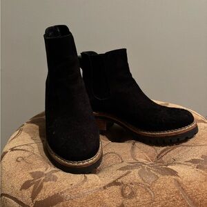 Black Suede Ankle Boots